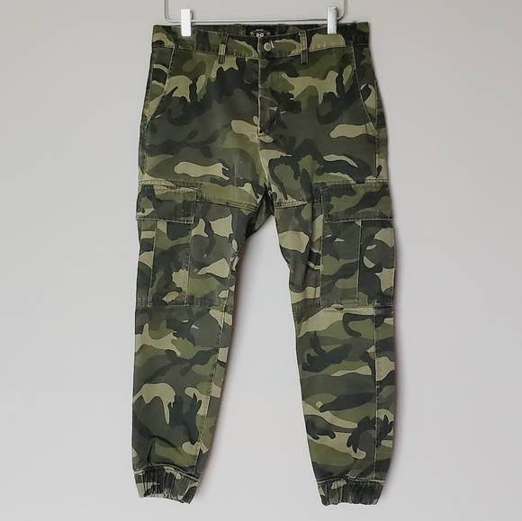 RRL Double RL Men's Camo Jogger Cargo Pants Multi Pockets Size 34 x 33 - Picture 6 of 8